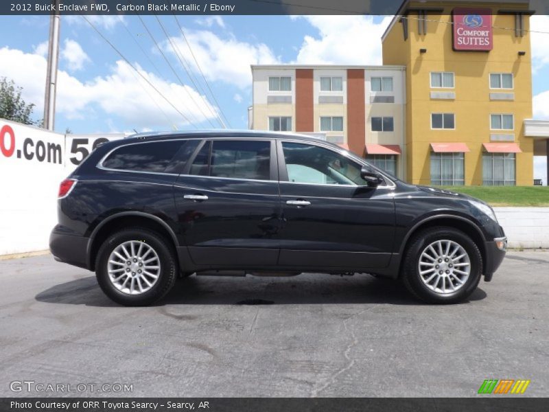 Carbon Black Metallic / Ebony 2012 Buick Enclave FWD