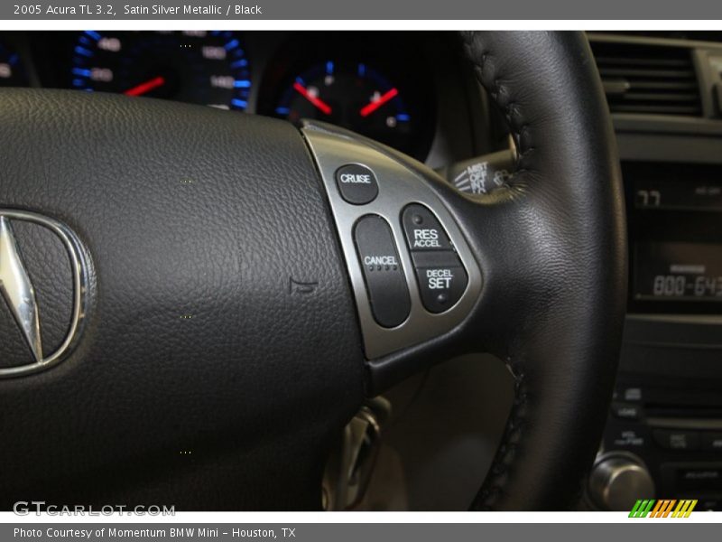 Satin Silver Metallic / Black 2005 Acura TL 3.2