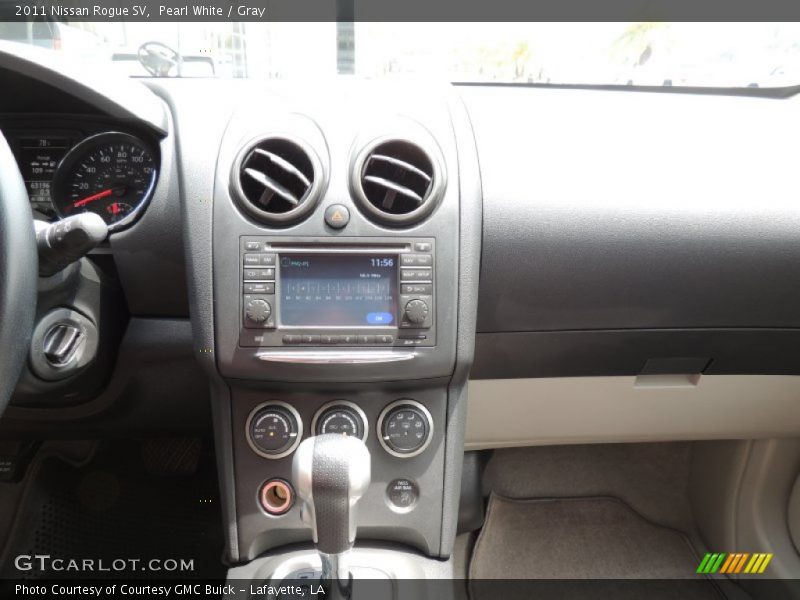 Pearl White / Gray 2011 Nissan Rogue SV