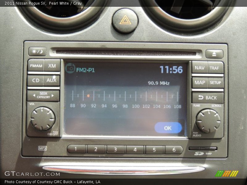 Pearl White / Gray 2011 Nissan Rogue SV