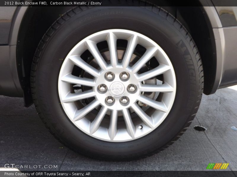Carbon Black Metallic / Ebony 2012 Buick Enclave FWD