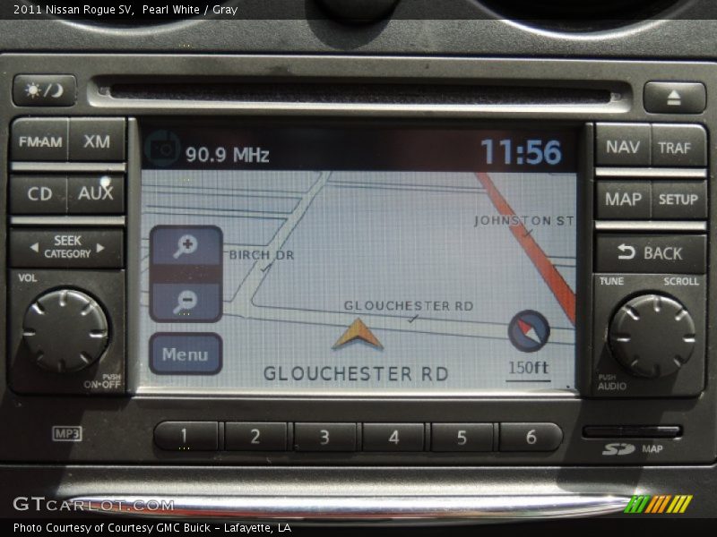 Pearl White / Gray 2011 Nissan Rogue SV