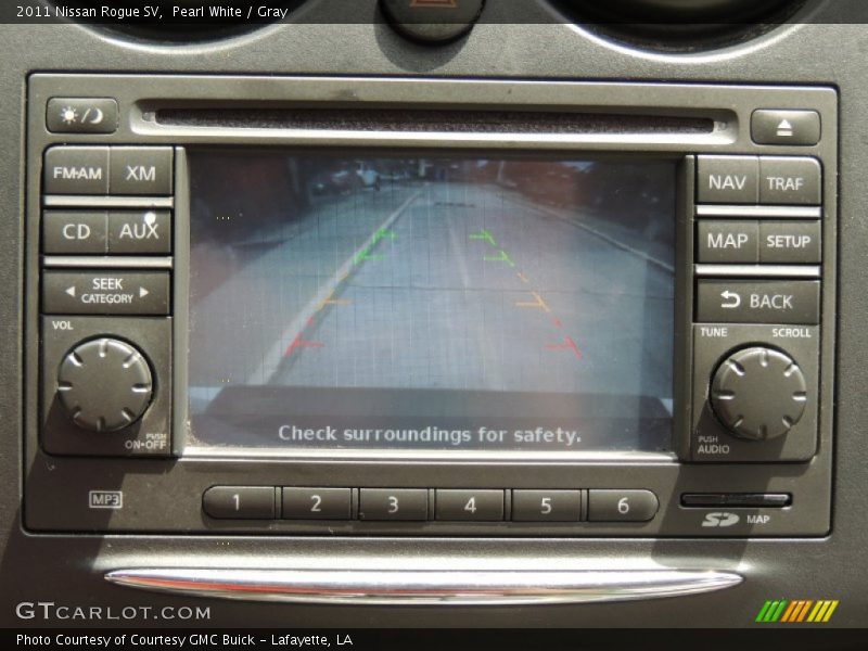 Pearl White / Gray 2011 Nissan Rogue SV