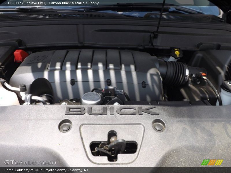 Carbon Black Metallic / Ebony 2012 Buick Enclave FWD