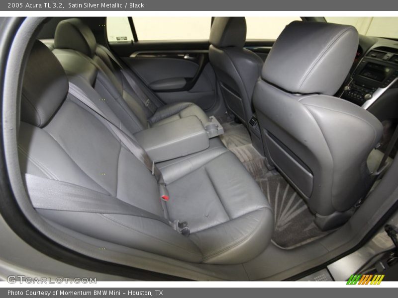 Satin Silver Metallic / Black 2005 Acura TL 3.2