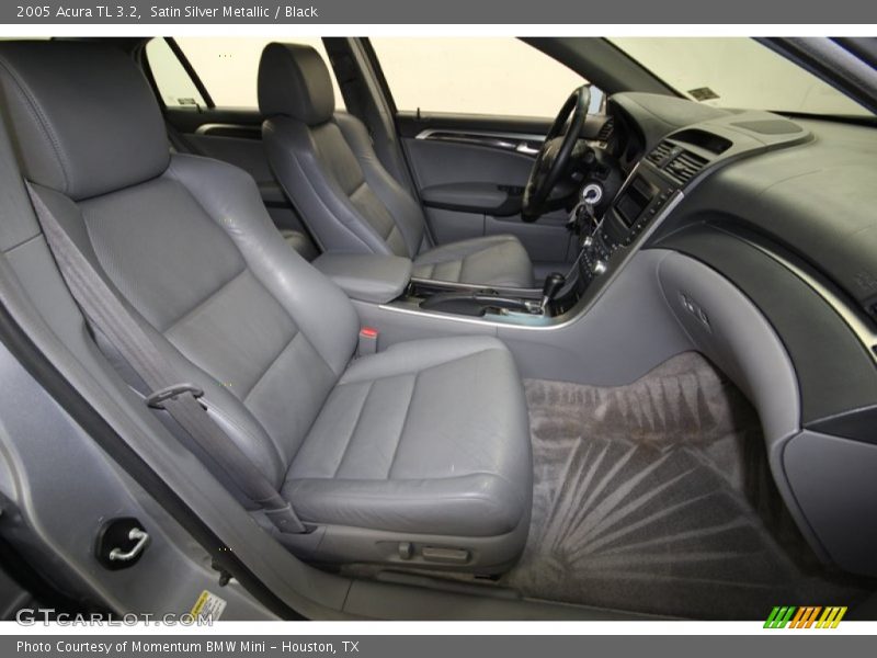 Satin Silver Metallic / Black 2005 Acura TL 3.2
