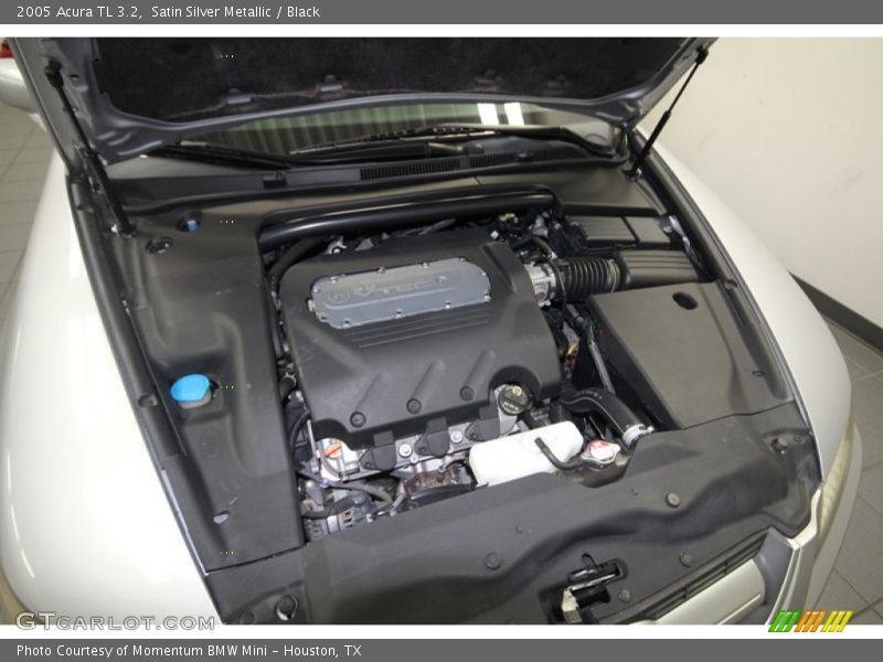 Satin Silver Metallic / Black 2005 Acura TL 3.2
