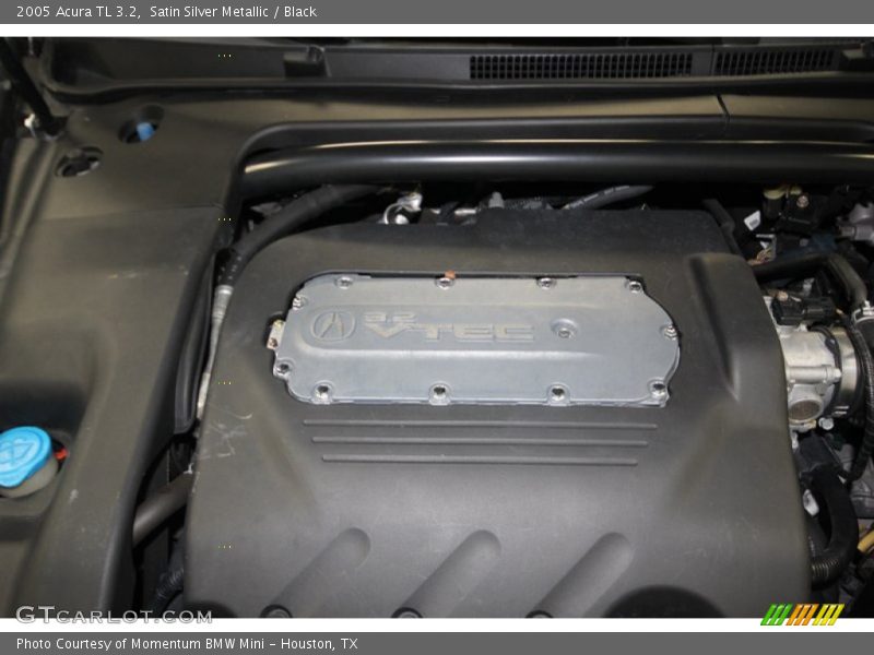 Satin Silver Metallic / Black 2005 Acura TL 3.2