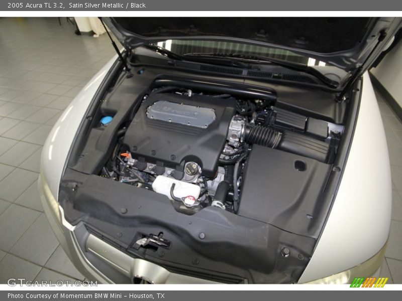 Satin Silver Metallic / Black 2005 Acura TL 3.2