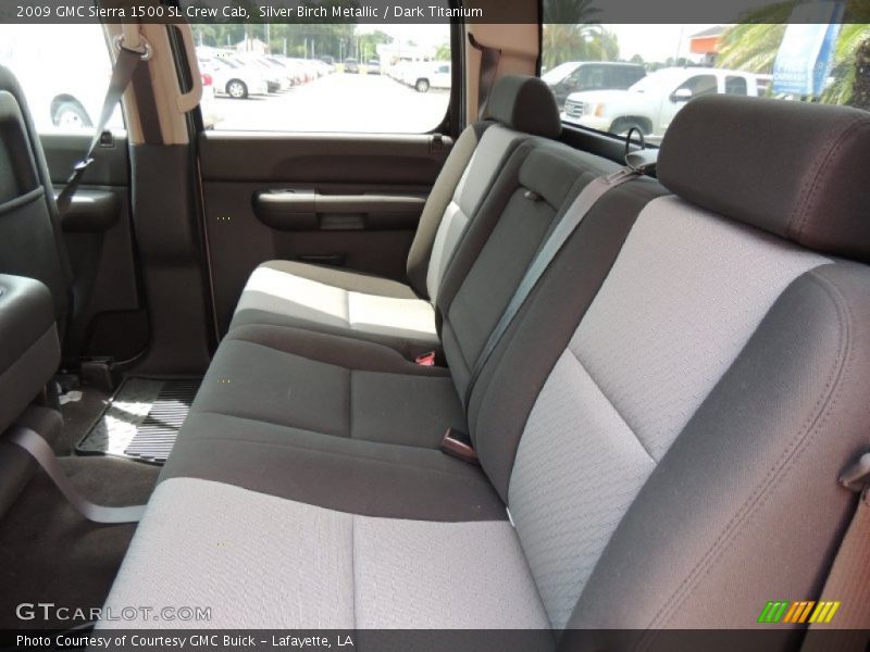 Silver Birch Metallic / Dark Titanium 2009 GMC Sierra 1500 SL Crew Cab