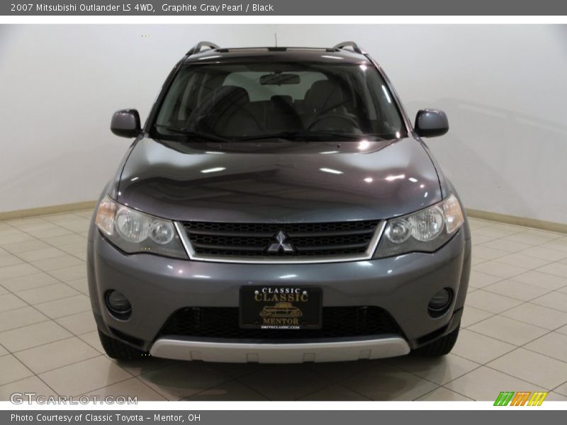 Graphite Gray Pearl / Black 2007 Mitsubishi Outlander LS 4WD