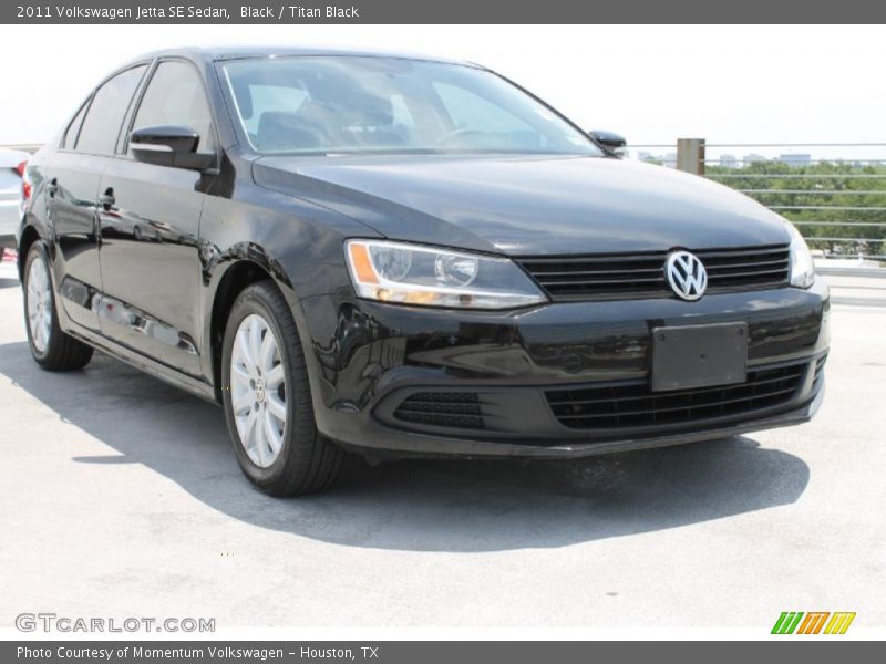 Black / Titan Black 2011 Volkswagen Jetta SE Sedan