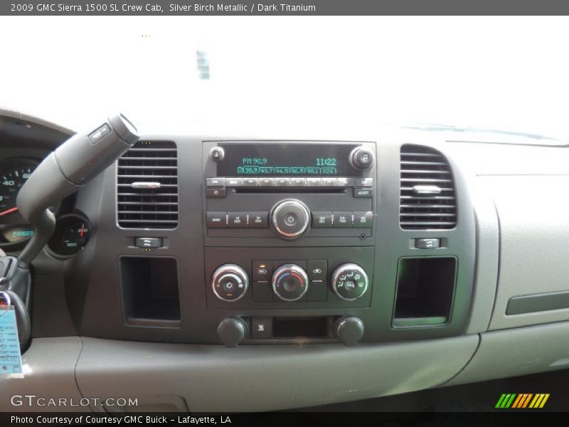 Silver Birch Metallic / Dark Titanium 2009 GMC Sierra 1500 SL Crew Cab