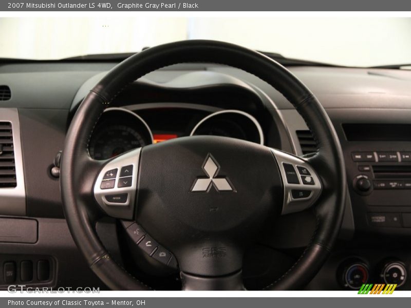 Graphite Gray Pearl / Black 2007 Mitsubishi Outlander LS 4WD