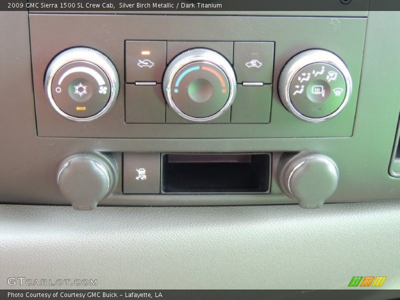 Silver Birch Metallic / Dark Titanium 2009 GMC Sierra 1500 SL Crew Cab