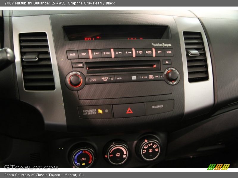 Graphite Gray Pearl / Black 2007 Mitsubishi Outlander LS 4WD