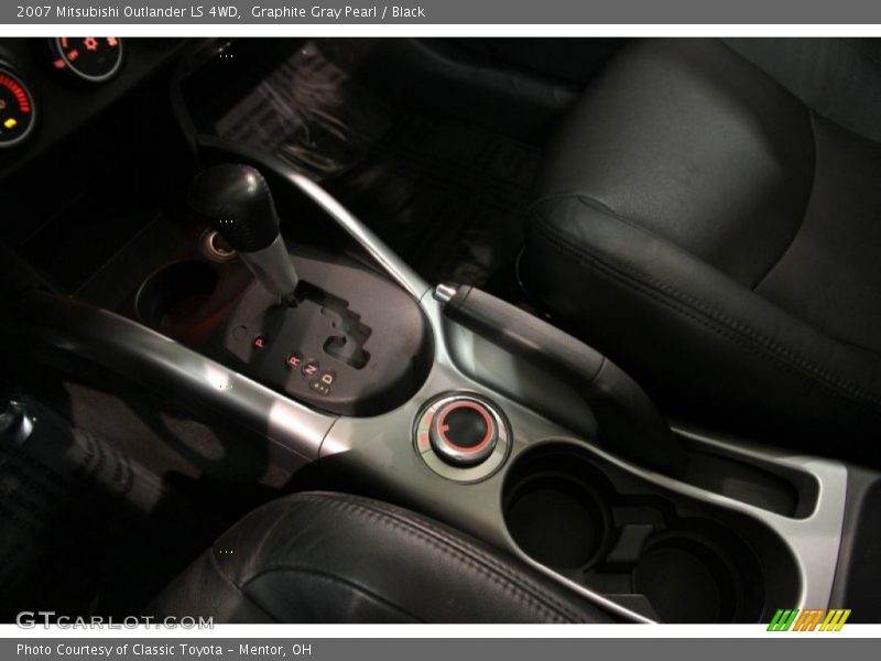 Graphite Gray Pearl / Black 2007 Mitsubishi Outlander LS 4WD