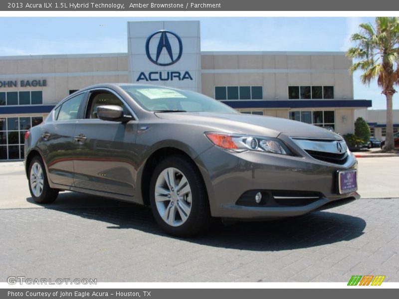 Amber Brownstone / Parchment 2013 Acura ILX 1.5L Hybrid Technology