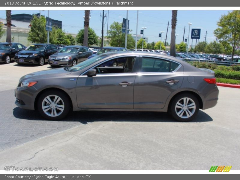 Amber Brownstone / Parchment 2013 Acura ILX 1.5L Hybrid Technology