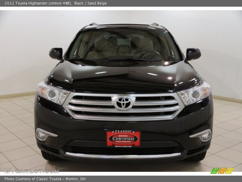Black / Sand Beige 2011 Toyota Highlander Limited 4WD