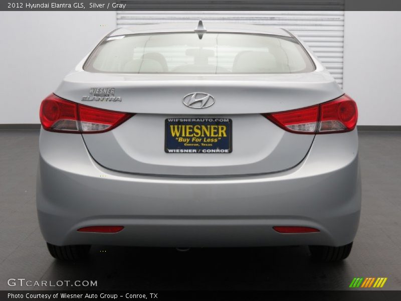 Silver / Gray 2012 Hyundai Elantra GLS