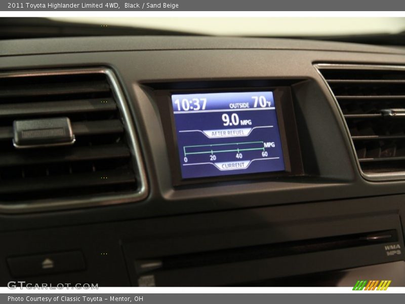 Black / Sand Beige 2011 Toyota Highlander Limited 4WD