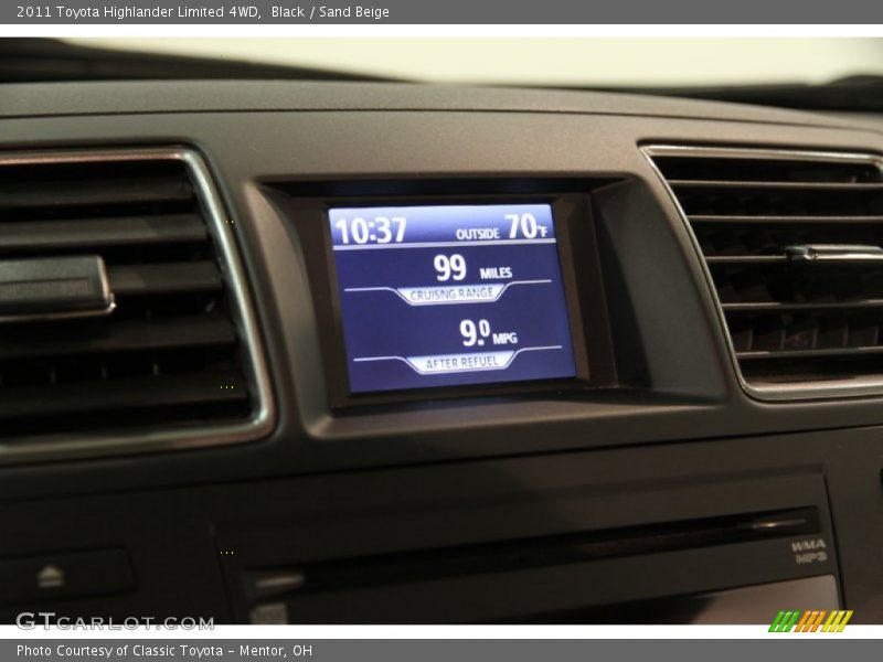 Black / Sand Beige 2011 Toyota Highlander Limited 4WD