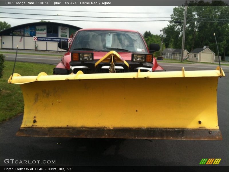 Flame Red / Agate 2002 Dodge Ram 2500 SLT Quad Cab 4x4