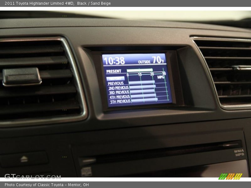 Black / Sand Beige 2011 Toyota Highlander Limited 4WD