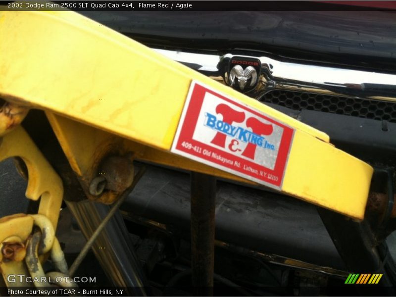 Flame Red / Agate 2002 Dodge Ram 2500 SLT Quad Cab 4x4