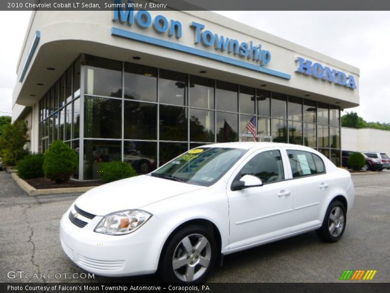 Summit White / Ebony 2010 Chevrolet Cobalt LT Sedan