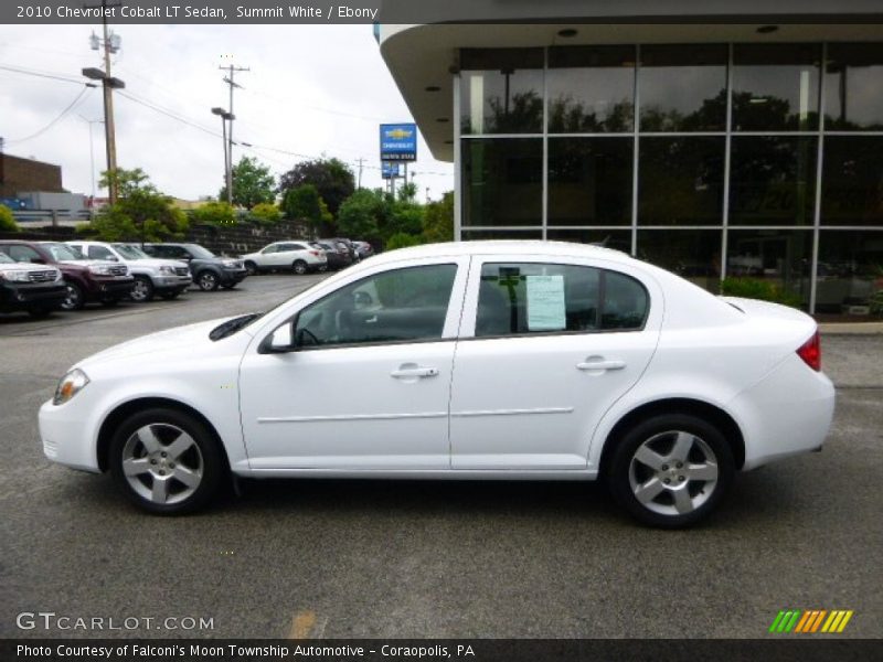 Summit White / Ebony 2010 Chevrolet Cobalt LT Sedan