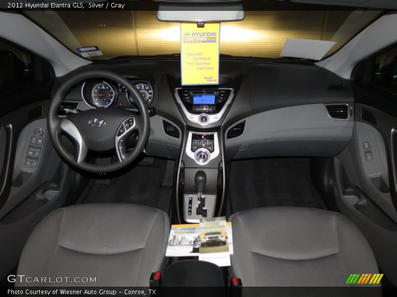 Silver / Gray 2012 Hyundai Elantra GLS