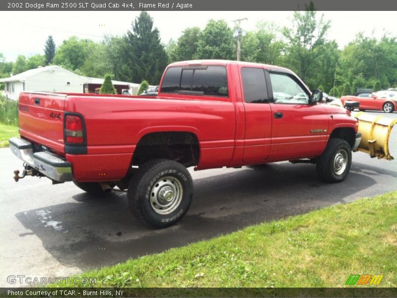 Flame Red / Agate 2002 Dodge Ram 2500 SLT Quad Cab 4x4