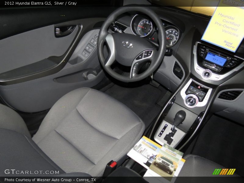 Silver / Gray 2012 Hyundai Elantra GLS