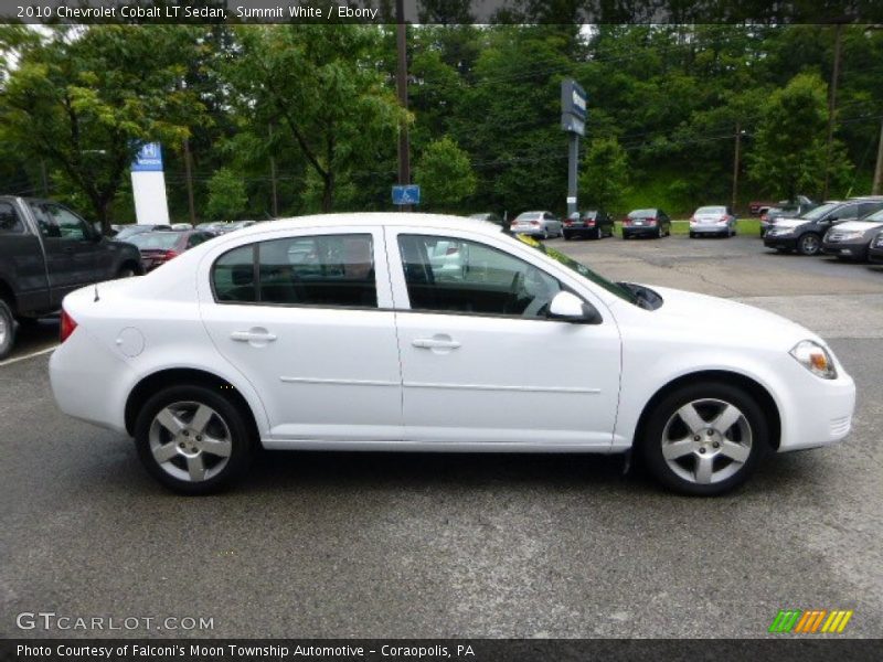 Summit White / Ebony 2010 Chevrolet Cobalt LT Sedan