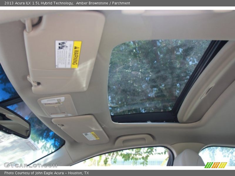 Amber Brownstone / Parchment 2013 Acura ILX 1.5L Hybrid Technology