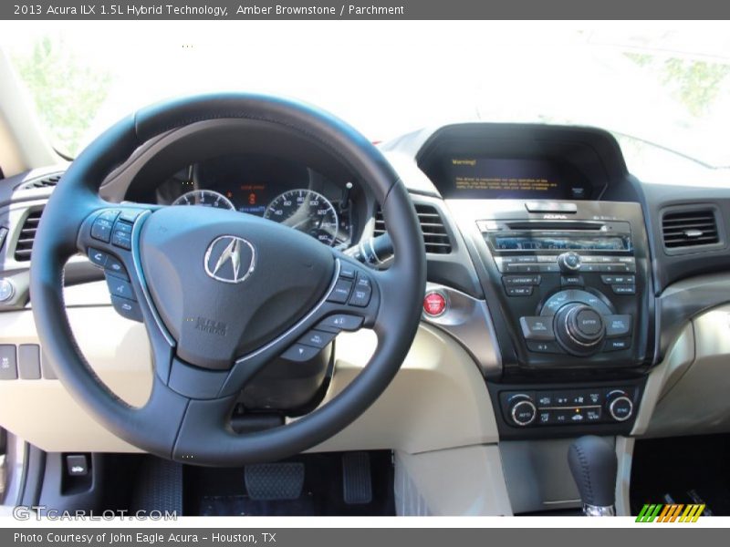 Amber Brownstone / Parchment 2013 Acura ILX 1.5L Hybrid Technology