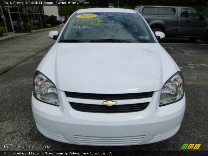 Summit White / Ebony 2010 Chevrolet Cobalt LT Sedan