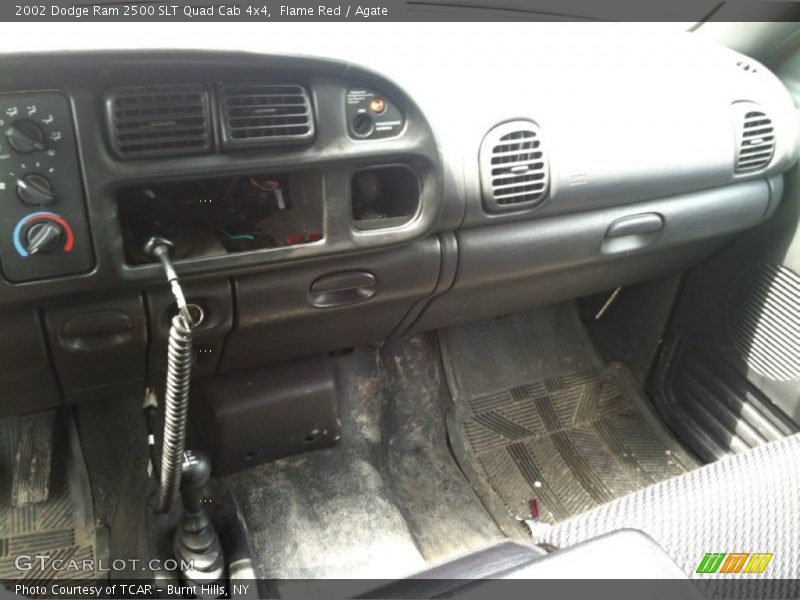 Flame Red / Agate 2002 Dodge Ram 2500 SLT Quad Cab 4x4