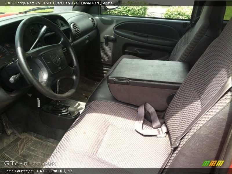 Flame Red / Agate 2002 Dodge Ram 2500 SLT Quad Cab 4x4