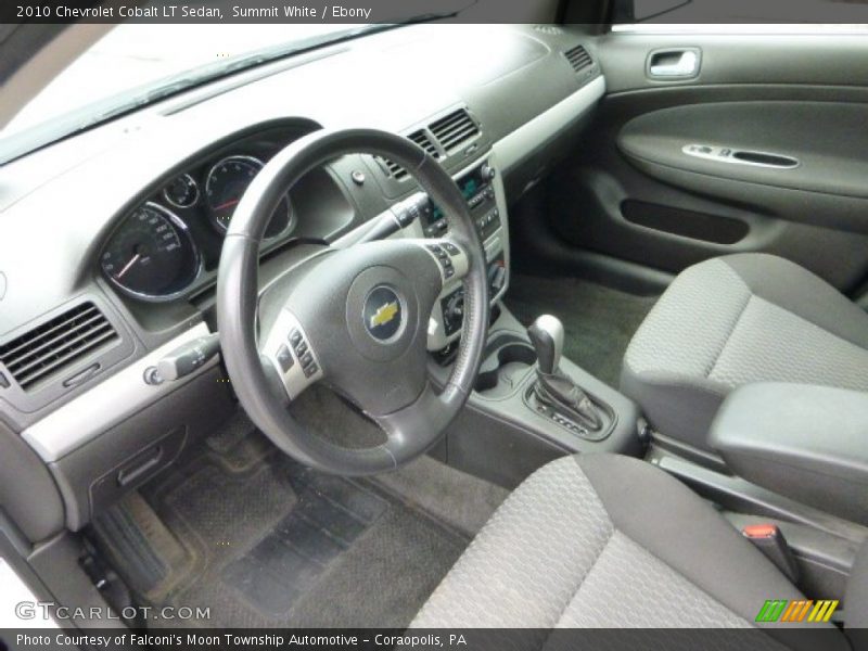Summit White / Ebony 2010 Chevrolet Cobalt LT Sedan