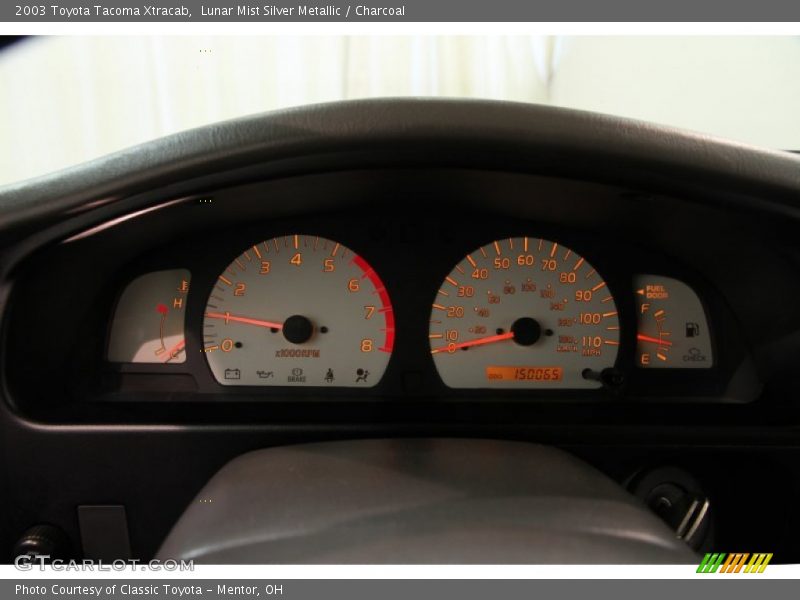 Lunar Mist Silver Metallic / Charcoal 2003 Toyota Tacoma Xtracab