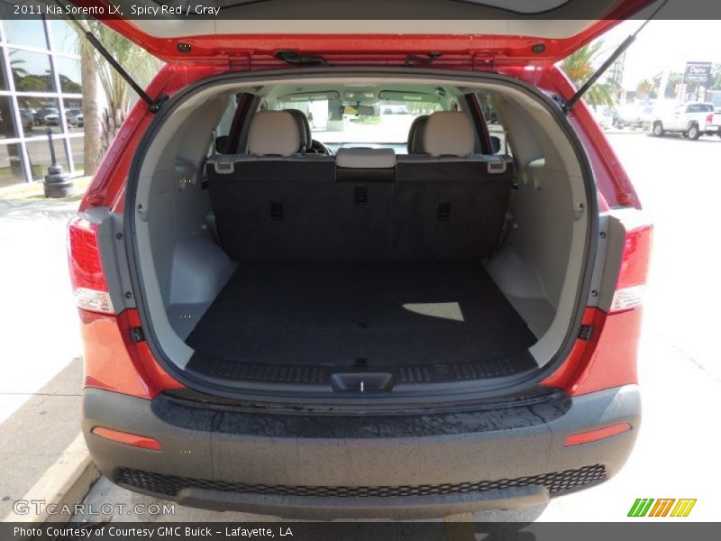 Spicy Red / Gray 2011 Kia Sorento LX