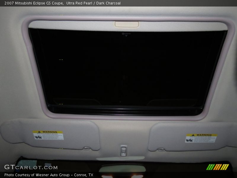 Sunroof of 2007 Eclipse GS Coupe