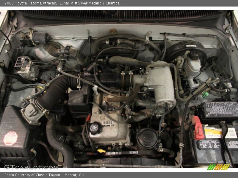 Lunar Mist Silver Metallic / Charcoal 2003 Toyota Tacoma Xtracab