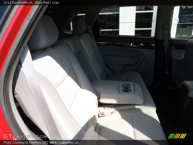 Spicy Red / Gray 2011 Kia Sorento LX