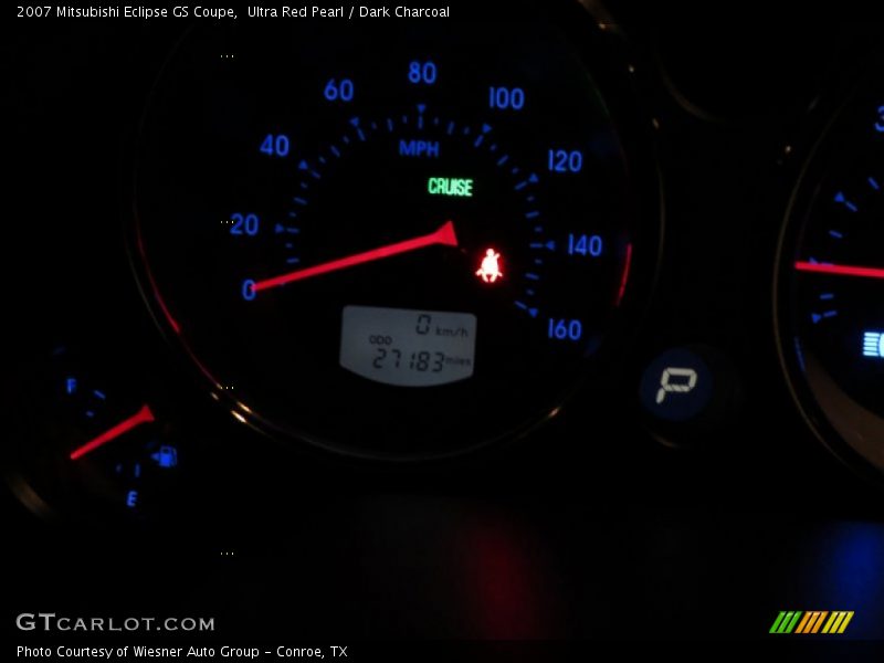Ultra Red Pearl / Dark Charcoal 2007 Mitsubishi Eclipse GS Coupe