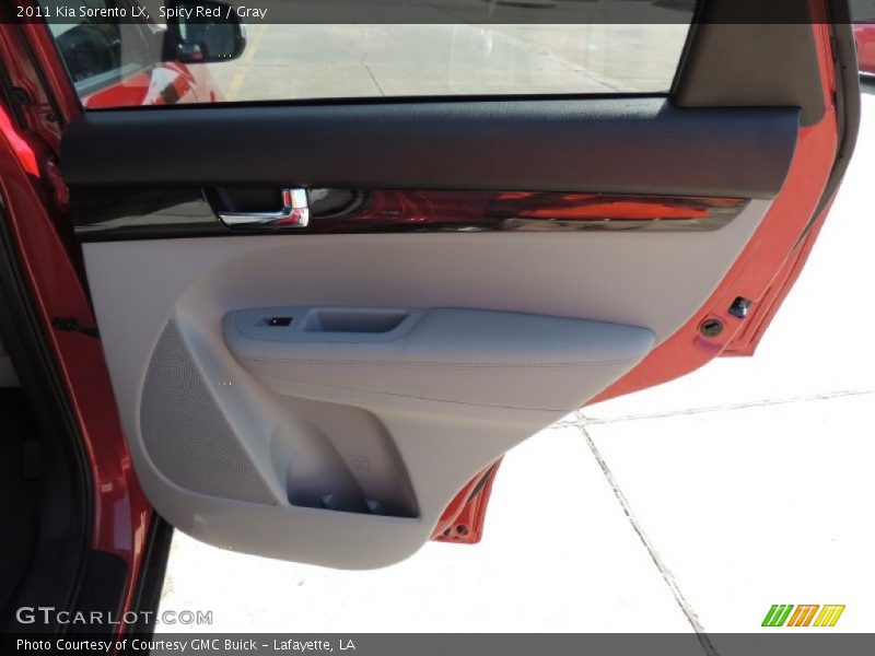Spicy Red / Gray 2011 Kia Sorento LX