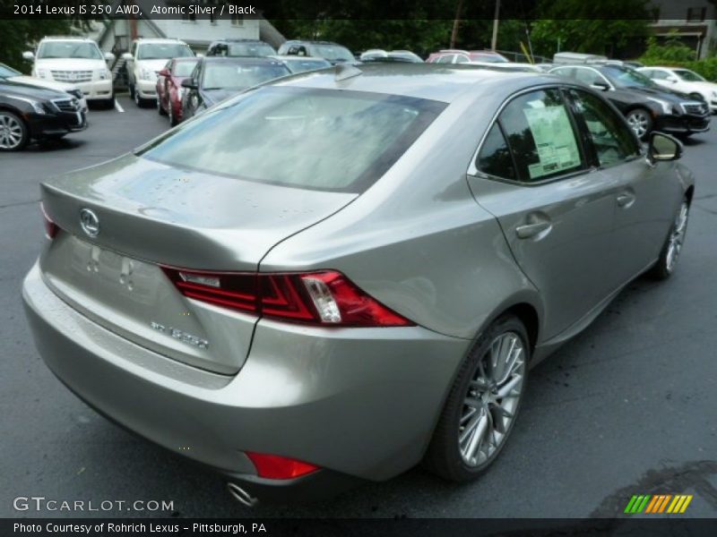 Atomic Silver / Black 2014 Lexus IS 250 AWD